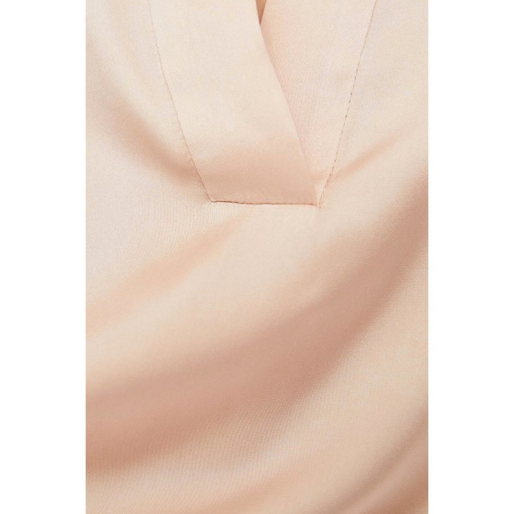 Zara Nude Pink Silky Blouse - Picture 6 of 7